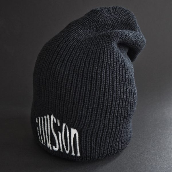 Zimowa czapka Illusion (czarno-biała)