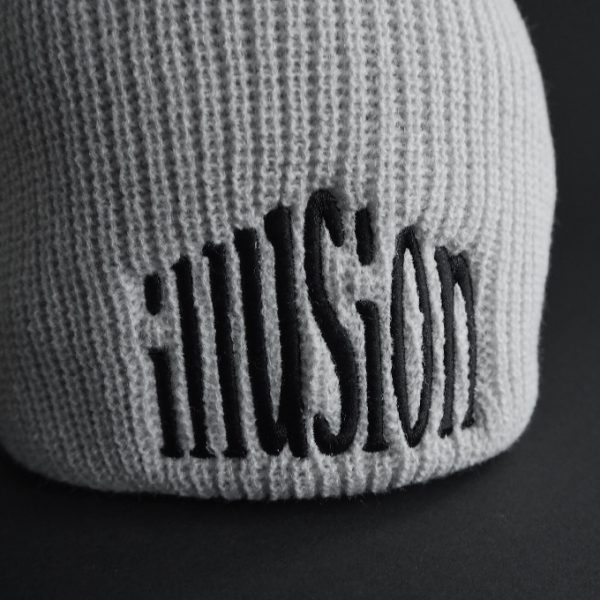 Zimowa czapka Illusion (szaro-czarna)
